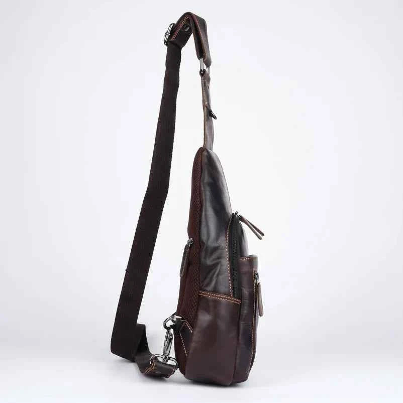 Greenwood Leather Crossbody Chest Bag