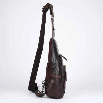 Greenwood Leather Crossbody Chest Bag