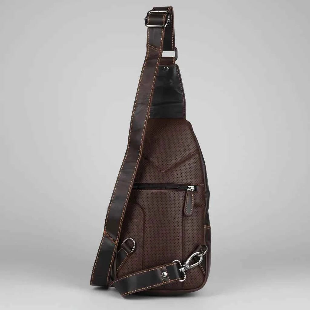 Greenwood Leather Crossbody Chest Bag