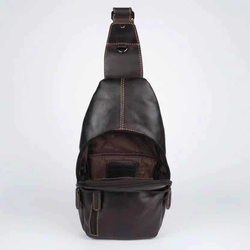 Greenwood Leather Crossbody Chest Bag