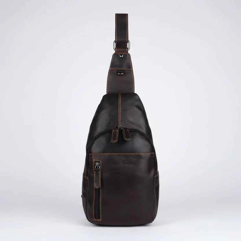 Greenwood Leather Crossbody Chest Bag