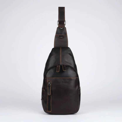 Greenwood Leather Crossbody Chest Bag