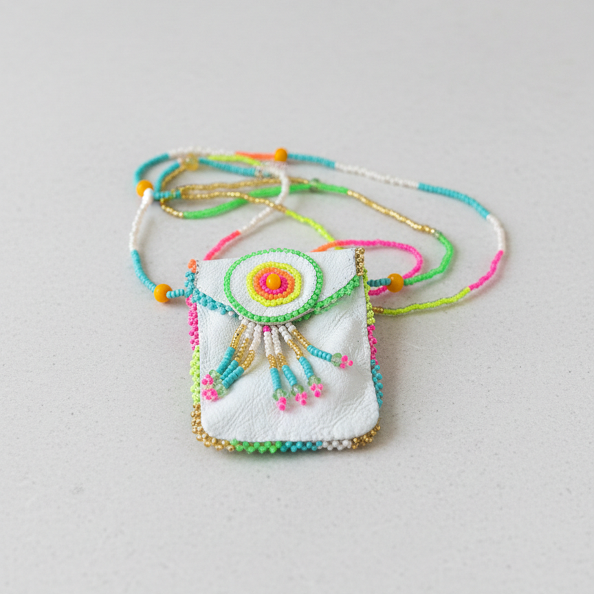 OLDTRIBES™ Earth white Spirit Medicine Bag