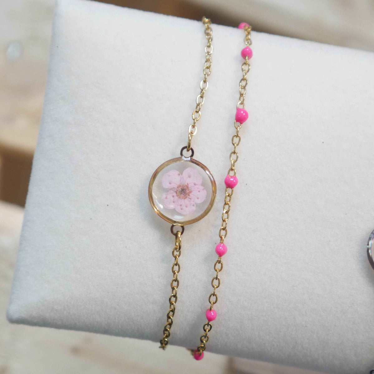Bracelet Sofia double - rose
