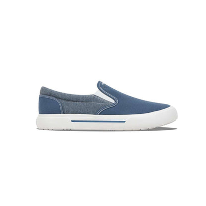 Fishooz Men's Sunbrella® Slip-On Denim/White