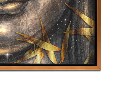 Wall Art -Canvas Pint Gold Buddha- Artwork