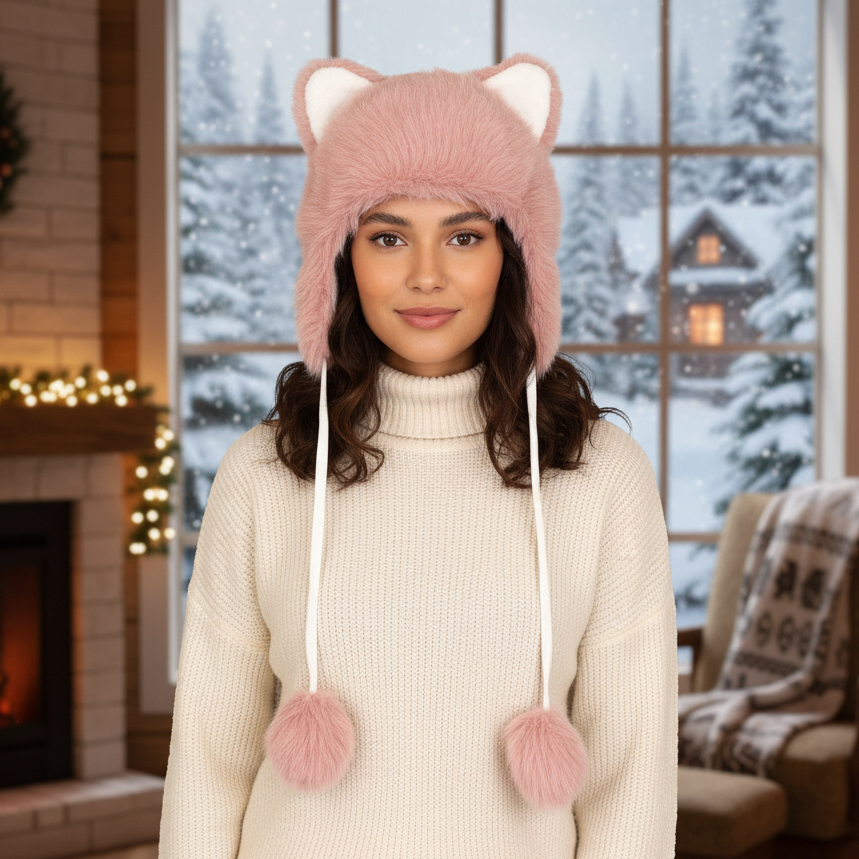 Soft Plush Hat (Cat)