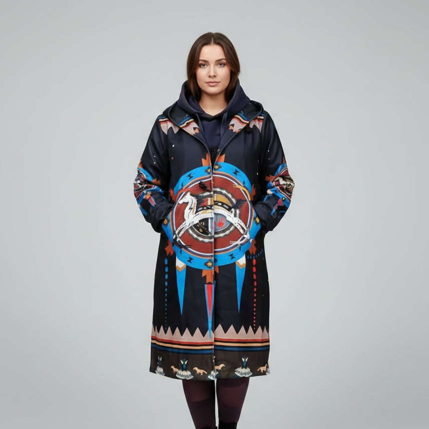 OLDTRIBES™ Sacred Horse Long Coat