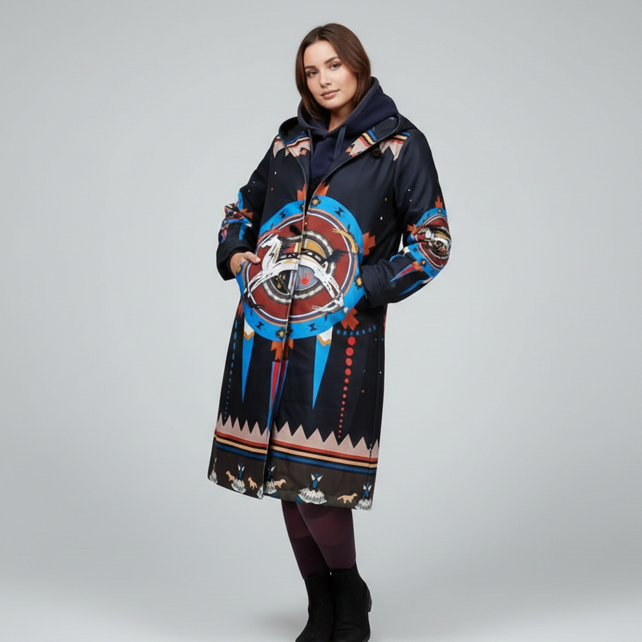 OLDTRIBES™ Sacred Horse Long Coat