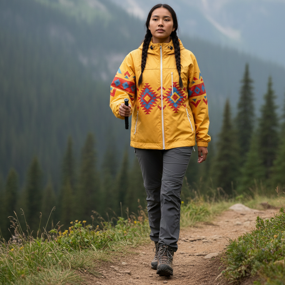 Sunrise Peaks Windbreaker(Yellow)
