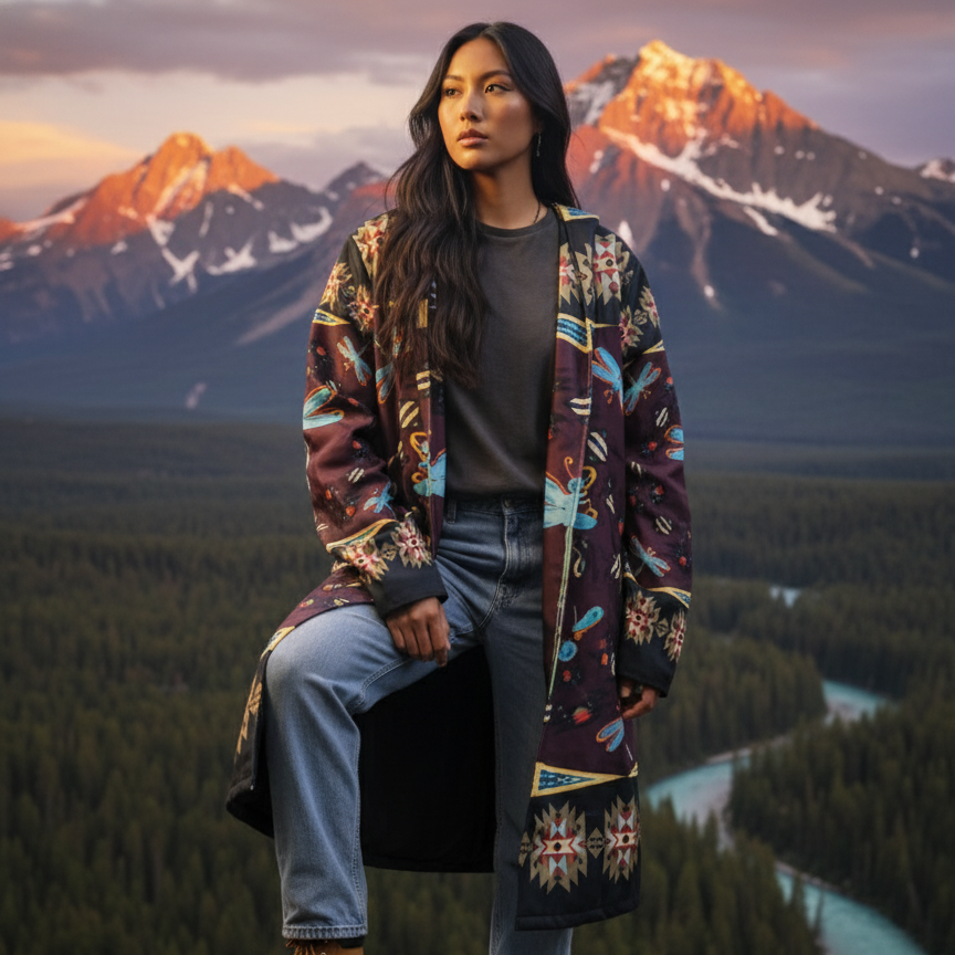 OLDTRIBES™ Dragonfly Long Coat