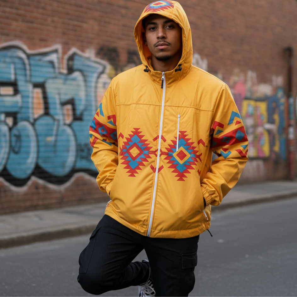 Sunrise Peaks Windbreaker(Yellow)