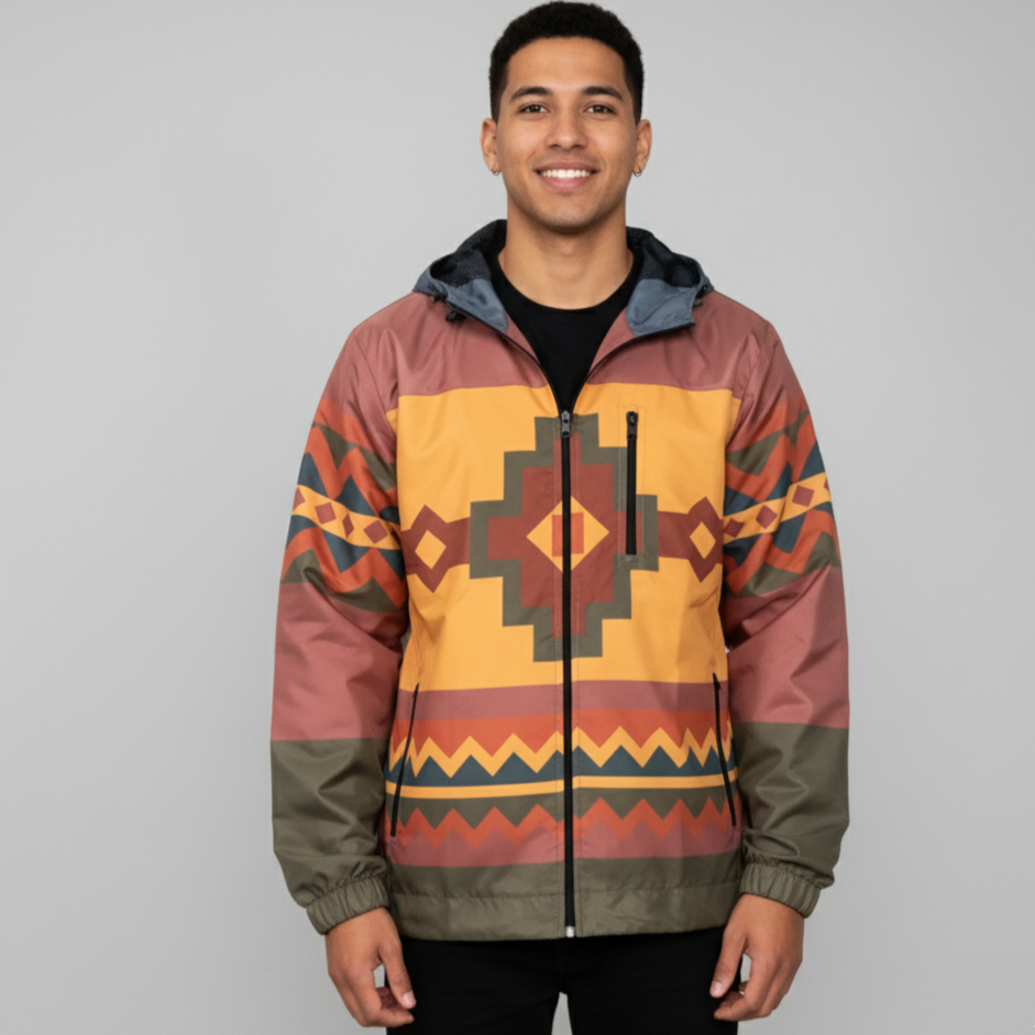 OLDTRIBES™ zigzag Windbreaker