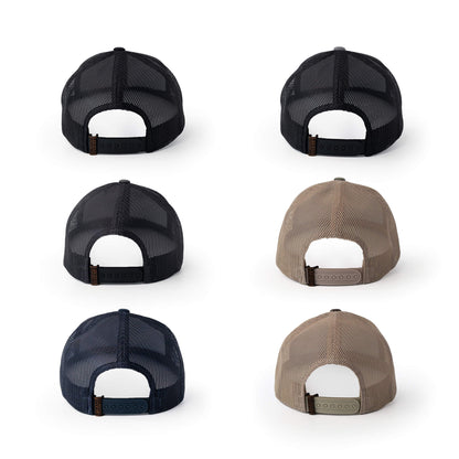 Québec Leather Patch Trucker Hat