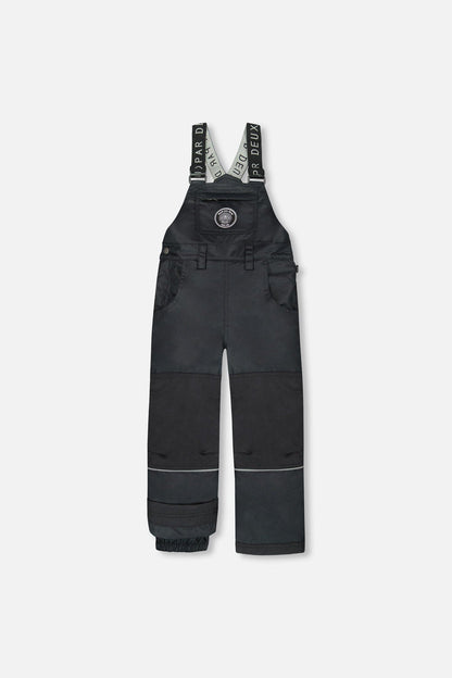 Solid Play Overall Snow Bib Black