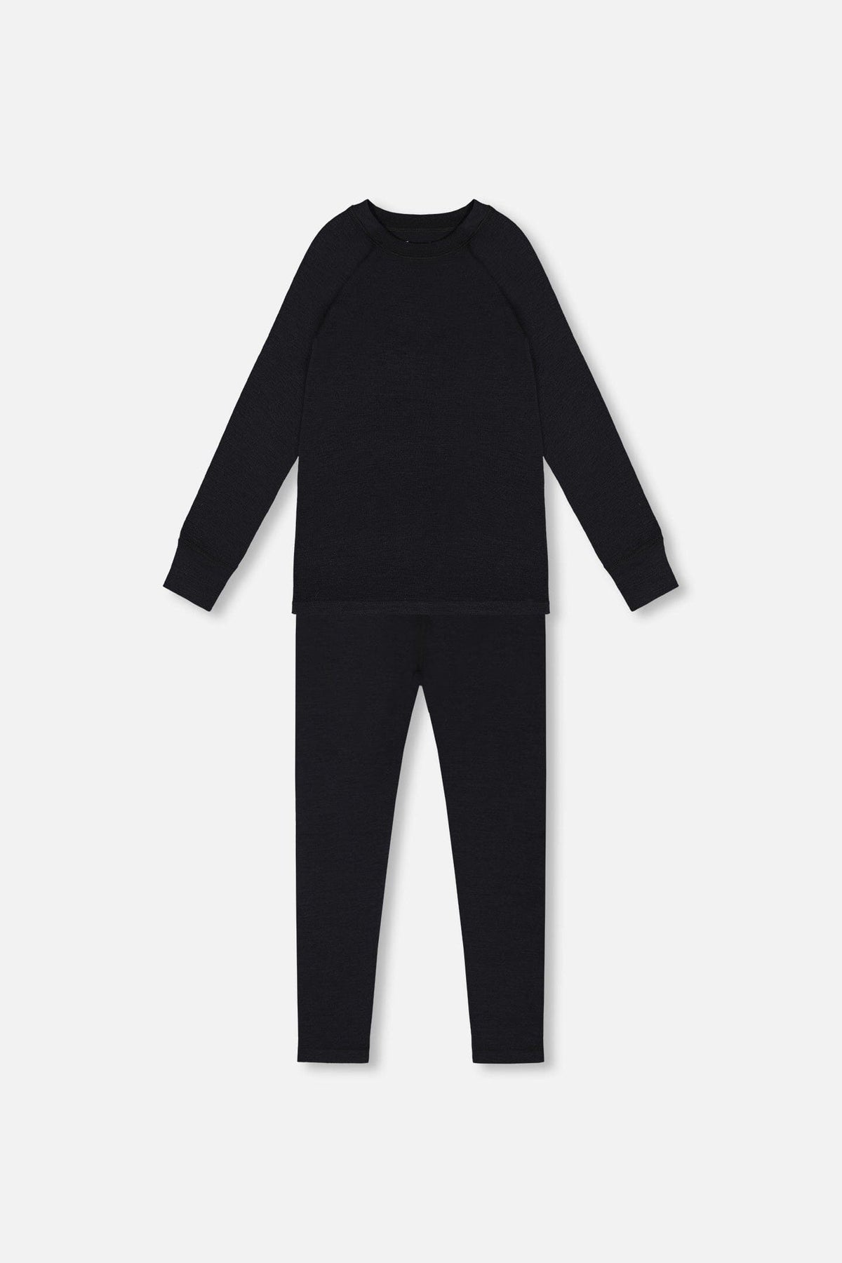 Merino Wool Base Layer Set Black