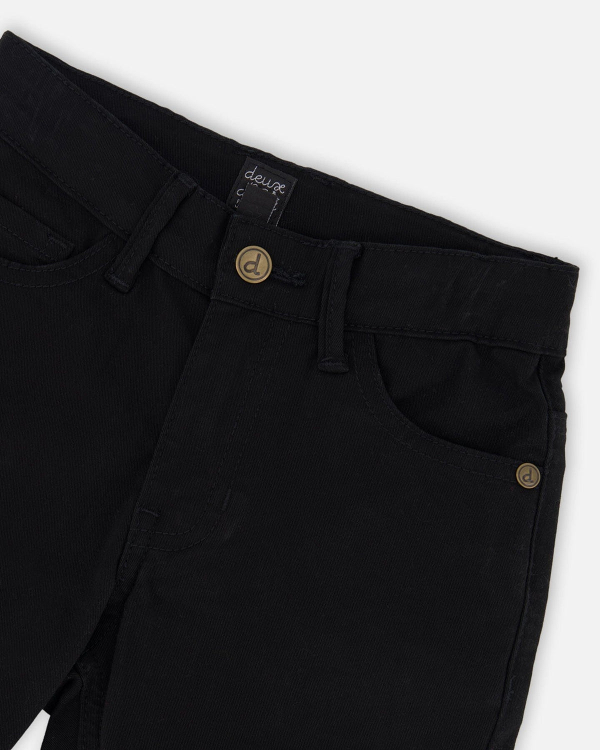 Stretch Twill Pants Black