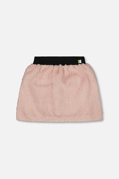 Fake Fur Skirt Pink