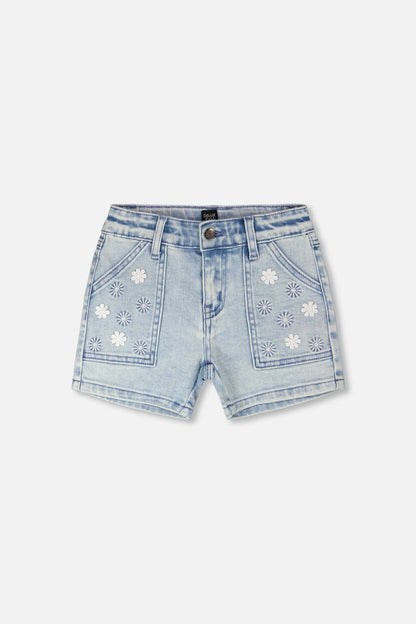 Light Blue Denim Shorts