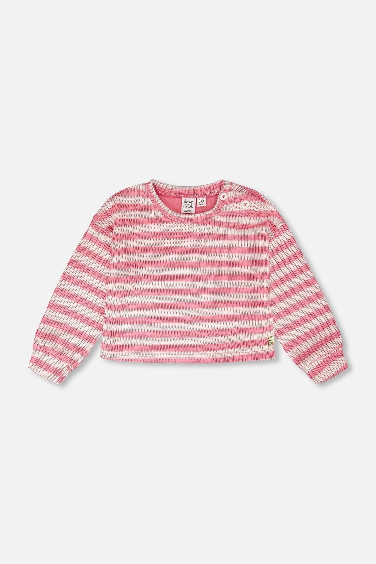 Striped Sweater Pink And White