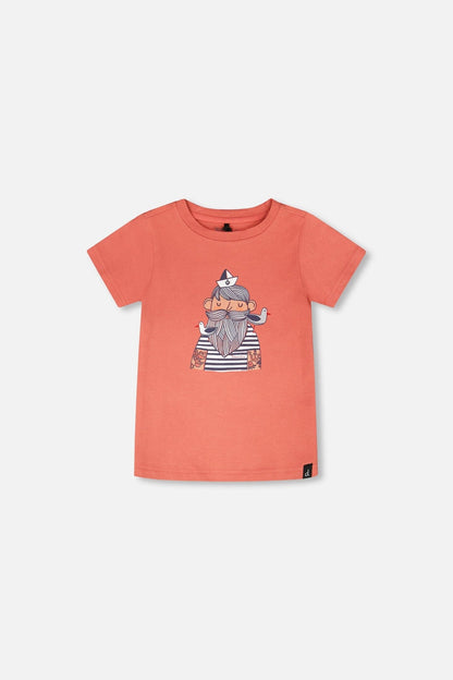 Organic Cotton Short Sleeve T-Shirt Brick