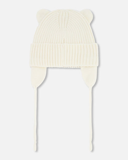Baby Knit Hat Off White