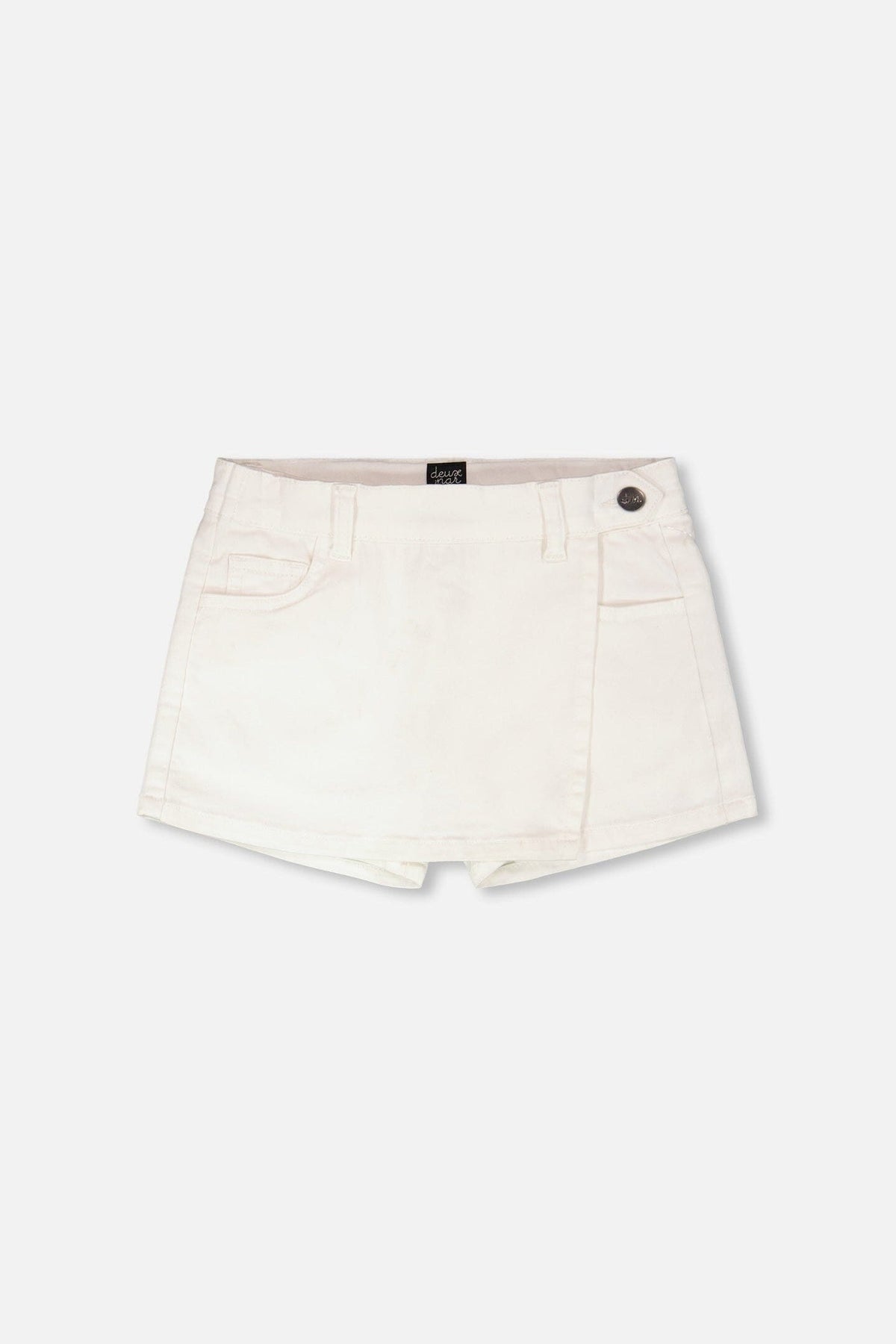Stretch Twill Skort White