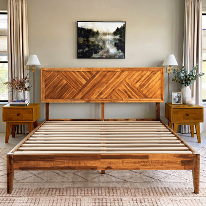 Sierra Deluxe Solid Wood Bed Frame