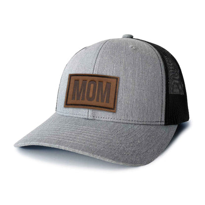 MOM - Leather Patch Trucker Hat
