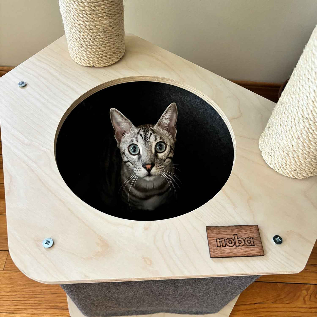 The Lodge Hideout - 2-Level Cat Tree