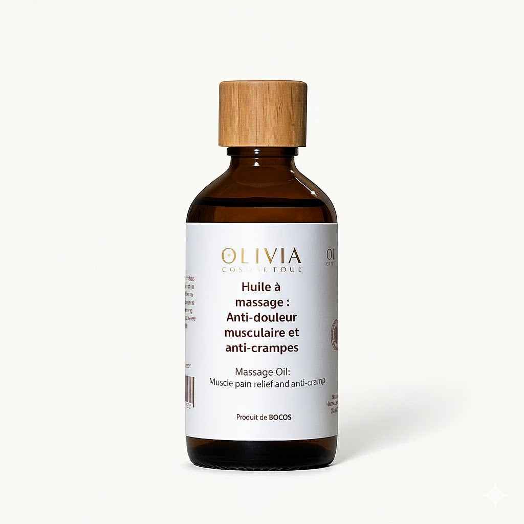 Huile de massage Anti-douleur musculaire et anti-crampes