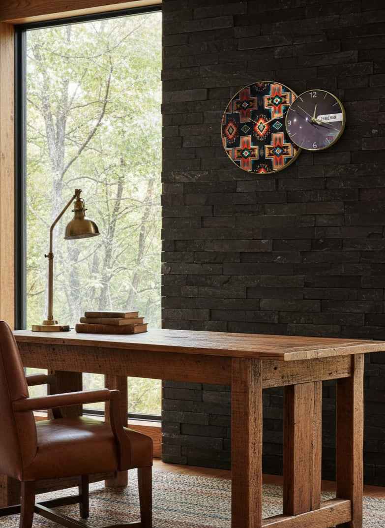 Native Patterm Wall Clock