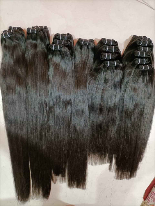 Indian raw straight hair bundles