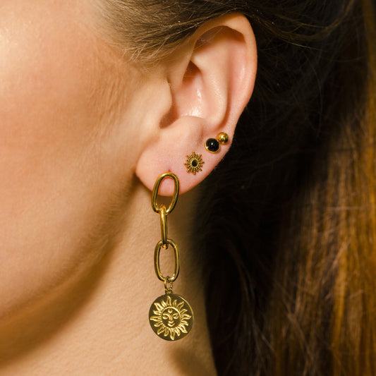 ASPEN 2-Pair Stud Earrings Set
