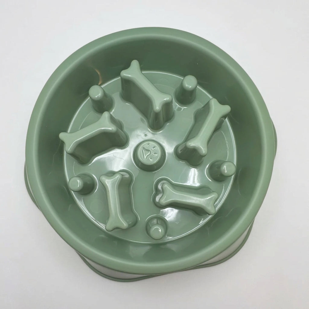 Bone Slow Feeder Bowl for Dogs