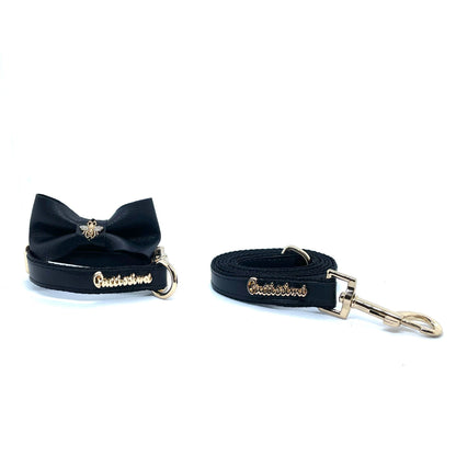 Raven dog collar