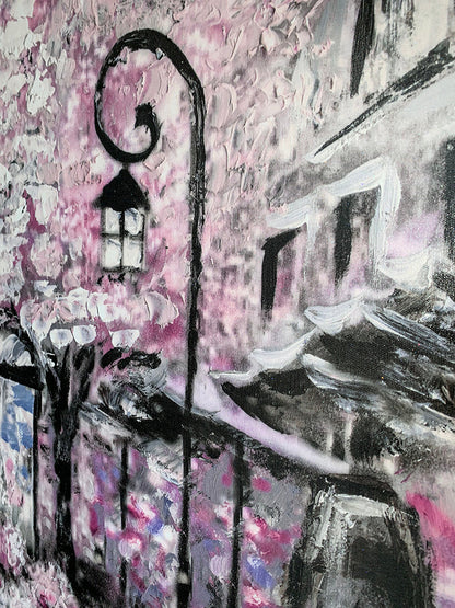 Pretty Pink Paris- Canvas Wall Decor-Wal Art
