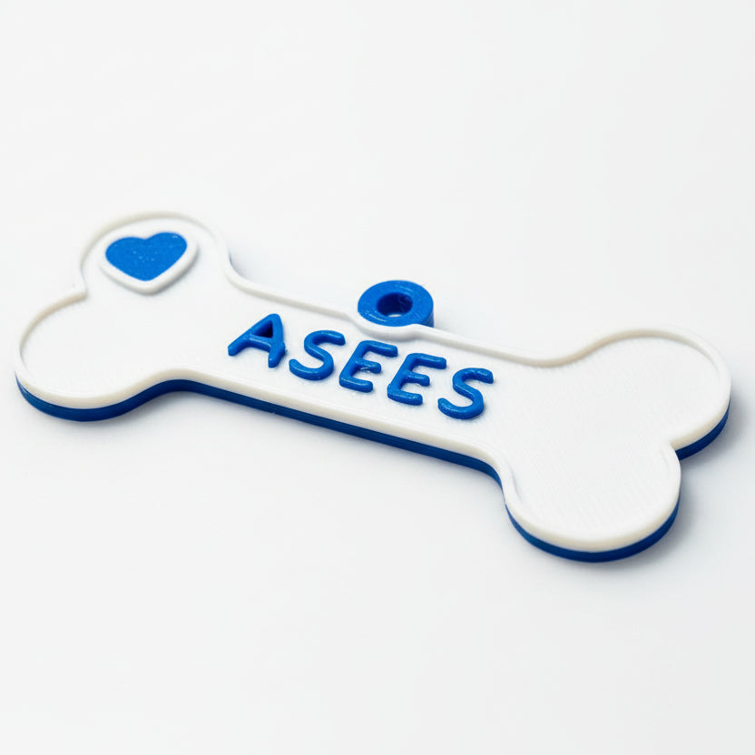 Personalized Dog & Cat ID Tag with Swivel Hook