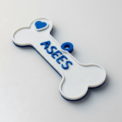 Personalized Dog & Cat ID Tag with Swivel Hook