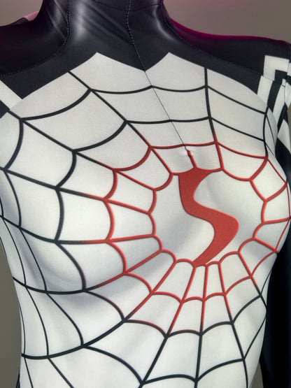 [Inventory Clearance] Super Hero Spider Cindy Cosplay Full Bodysuit Halloween Costume Zentai