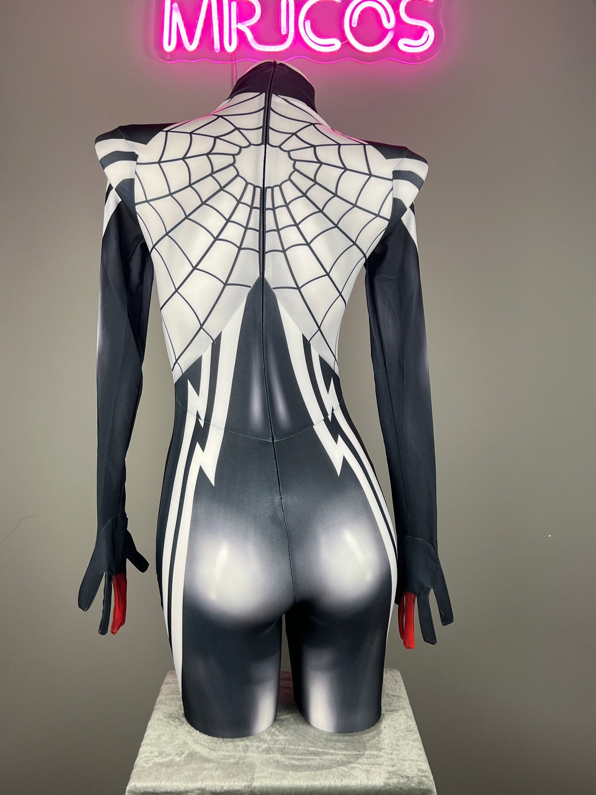 [Inventory Clearance] Super Hero Spider Cindy Cosplay Full Bodysuit Halloween Costume Zentai