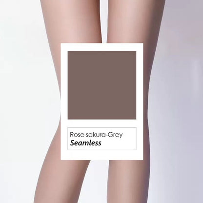 Rose Sakura Seamless High Waist Matte Pantyhose Nylon Tights