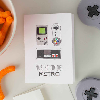You're Not Old Just Retro - Greeting Card