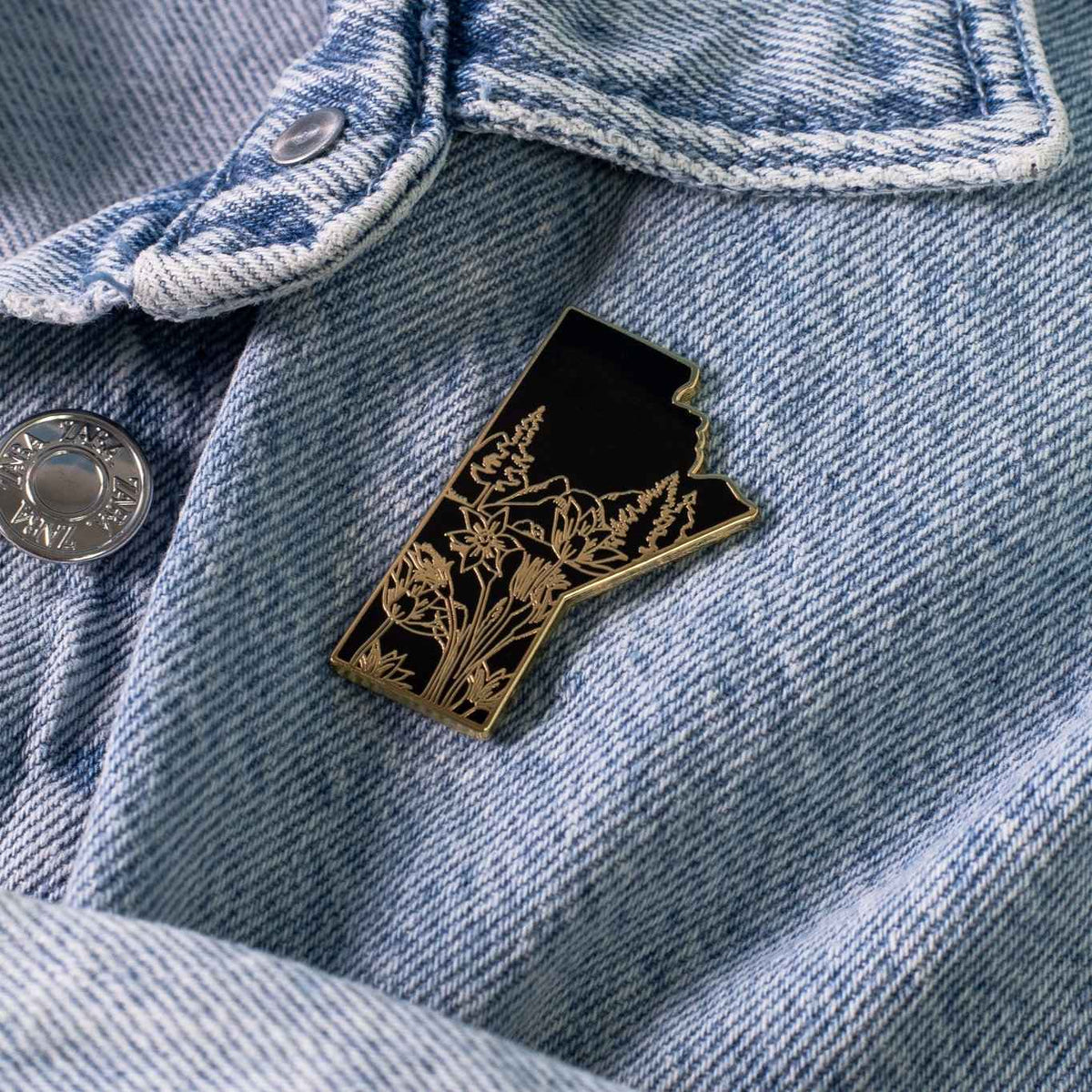 Manitoba Enamel Pin