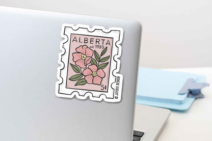 Alberta Stamp Vinyl Sticker