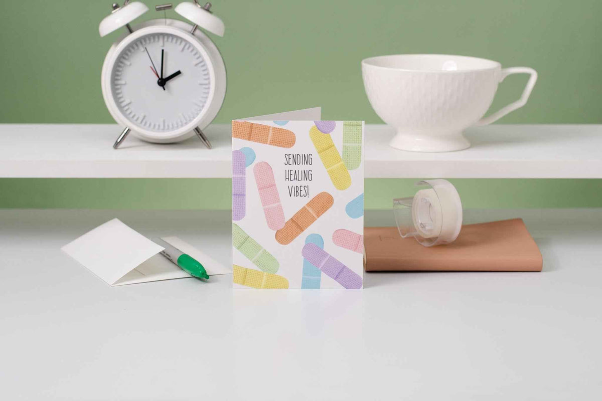 Sending Healing Vibes! - Greeting Card