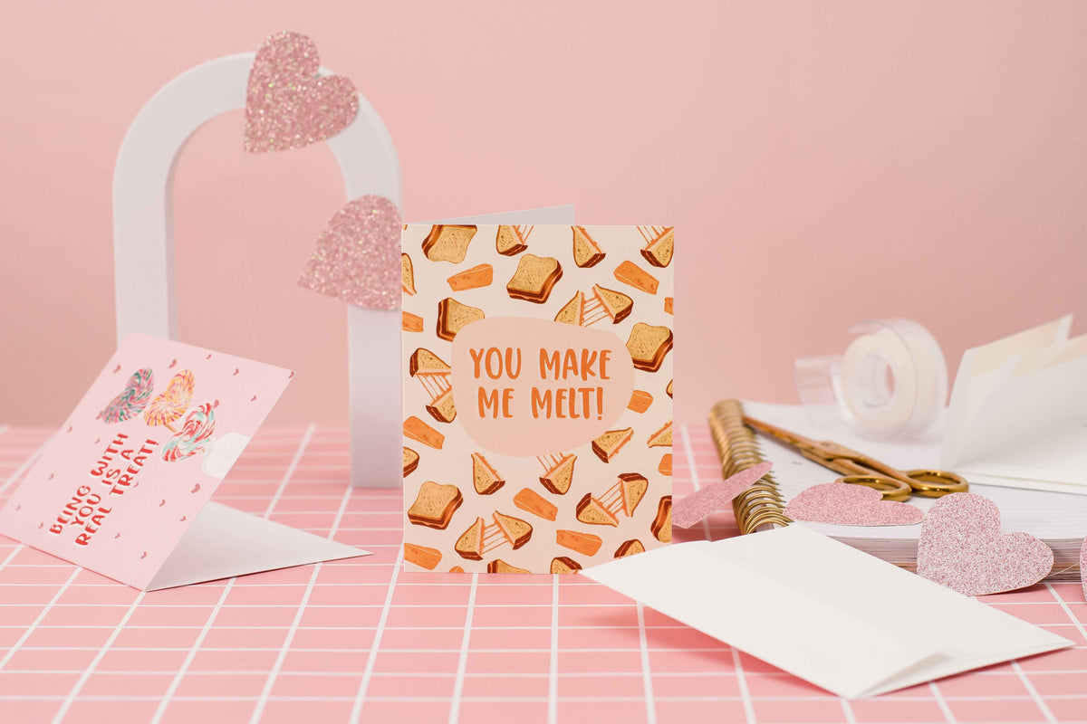 You Make Me Melt - Greeting Card