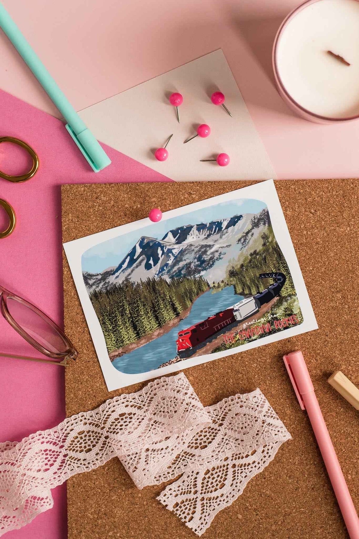 Canadian Rockies Postcard