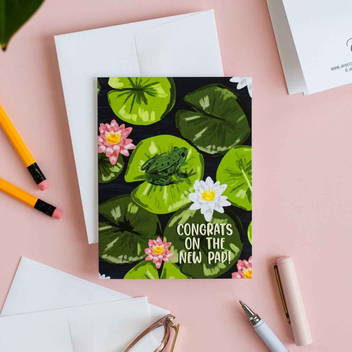Congrats On The New Pad! - Greeting Card