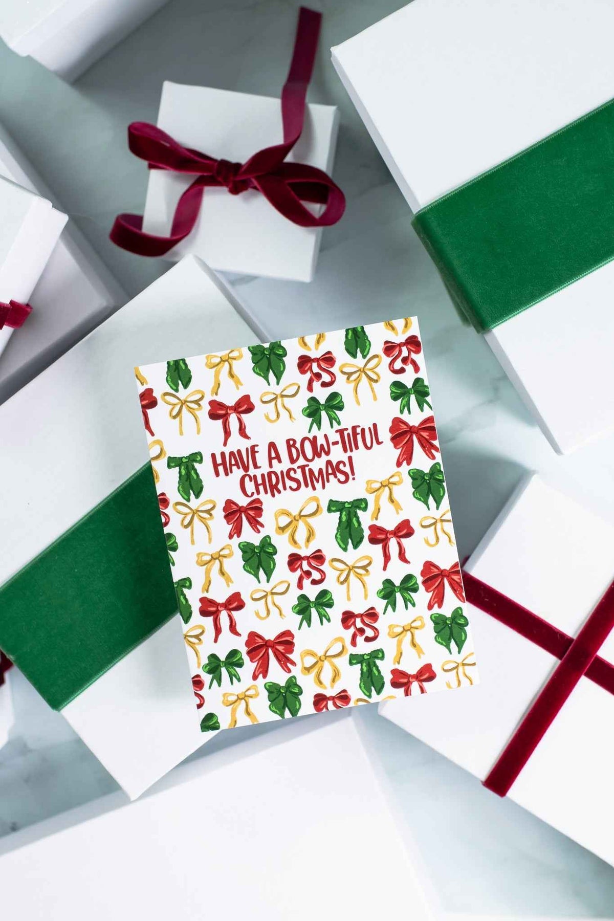 Have A Bow-tiful Christmas - Greeting Card